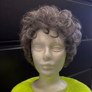 Curly Gray Wig